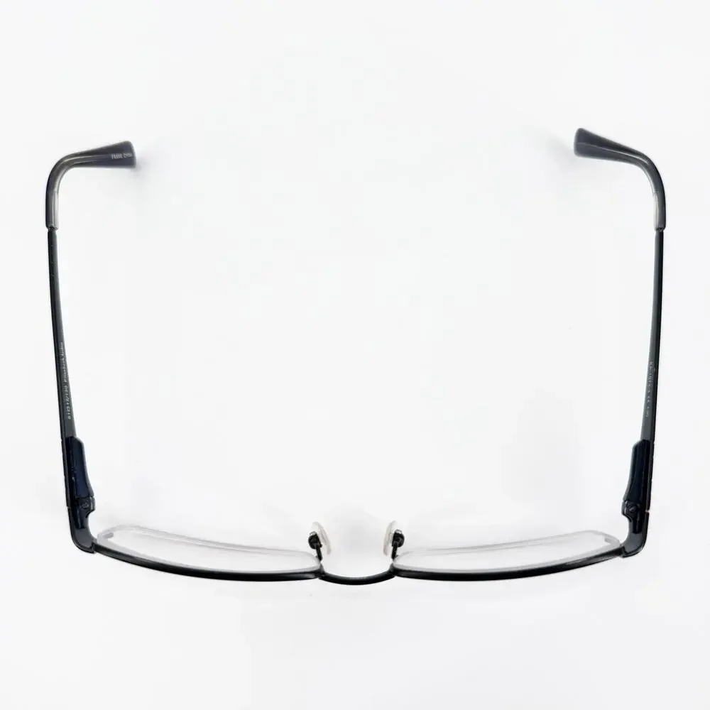 Elizabeth Arden Semi Rimless Rectangle Eyeglasses Blue Floral 51□17 Office EUC